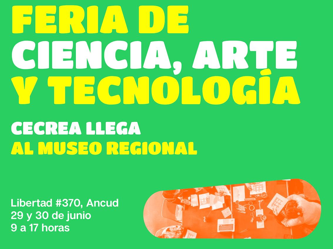Afiche Feria de Ciencias, Artes y Tecnología