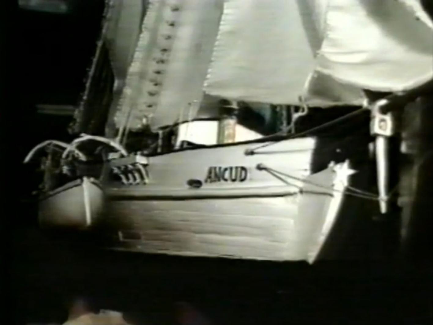 Modelo a escala de la goleta Ancud de la colección del Museo Regional de Ancud