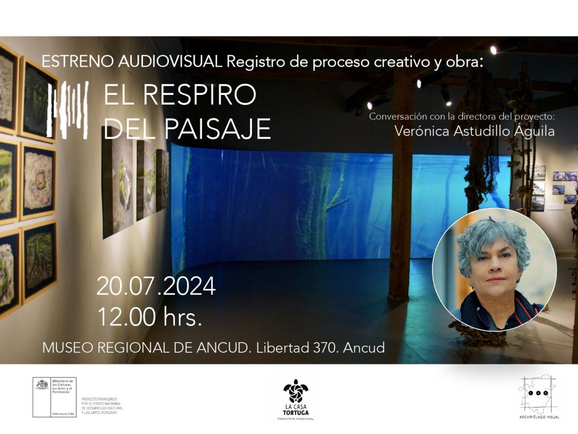 Afiche estreno audiovisual El Respiro del Paisaje