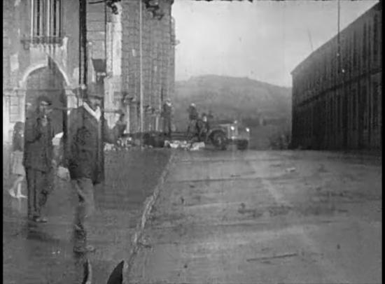 Imagen: Plaza de Ancud, extracto del video de Enrique Kirberg. Imagen: Plaza de Ancud, extracto del video de Enrique Kirberg.